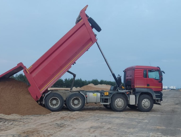 Аренда самосвала для доставки ПГС